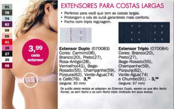 Extensor para costas largas